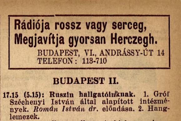 Rádiója rossz vagy serceg?