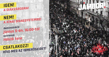 Tüntetést hirdetett Jámbor András