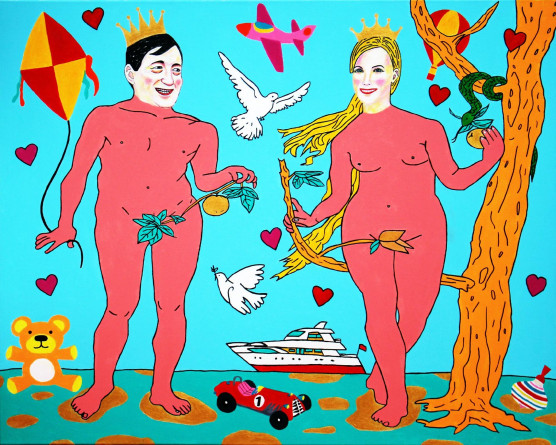 Ádámként és Évaként festette meg Mészáros Lőrincet és Várkonyi Andreát