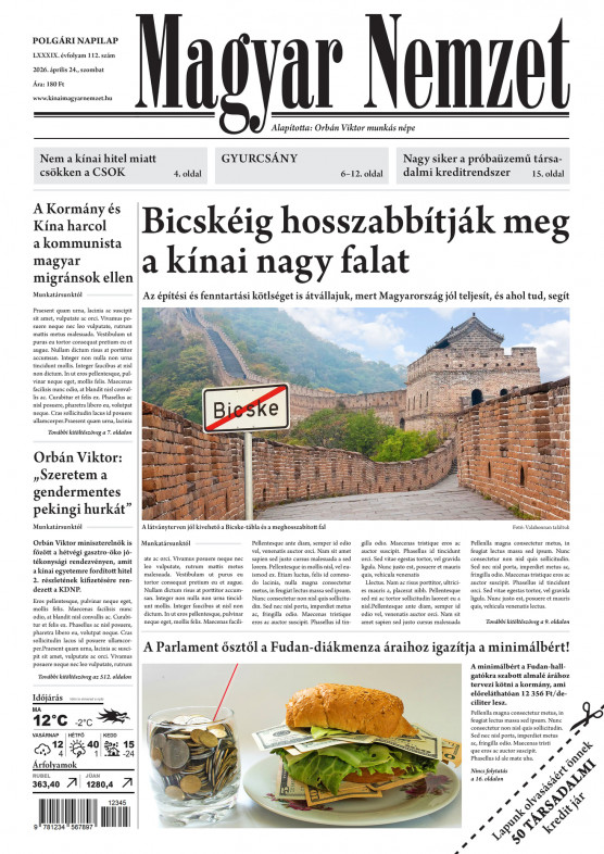 Kétfarkú: A Kínai nagy fal megépül Bicskéig