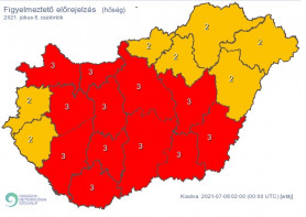39 fokos kánikula lesz ma