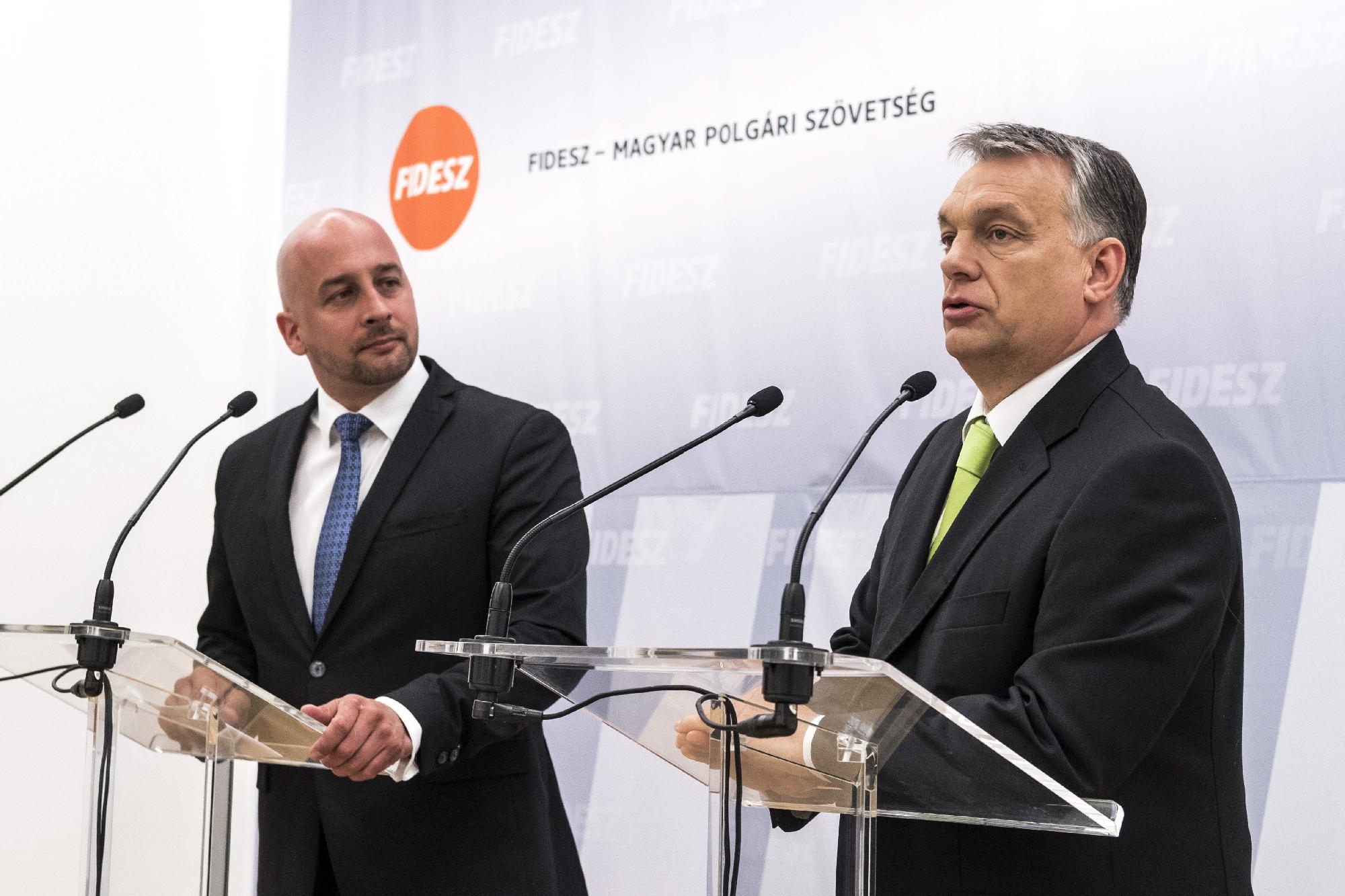 Orbán Viktor és Menyhárt József találkozója