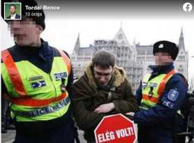 Kampánytéma lett, hogy rendőrök cipelték el Karácsonyt a parlament elől