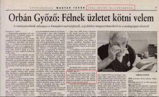 Hadházy: Lebuktatta magát Orbán apja