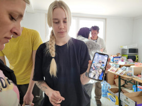 Belakták a menekültek a Migration Aid szállóját