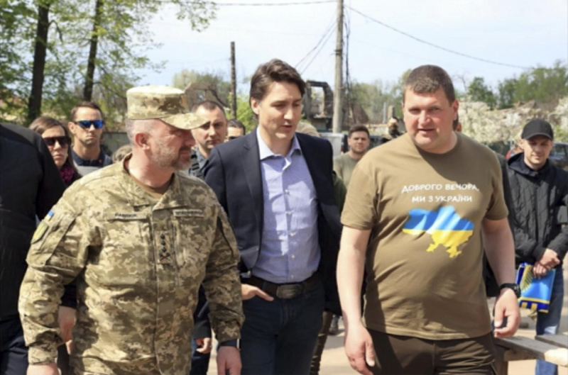 Ukrajnai háború - Justin Trudeau