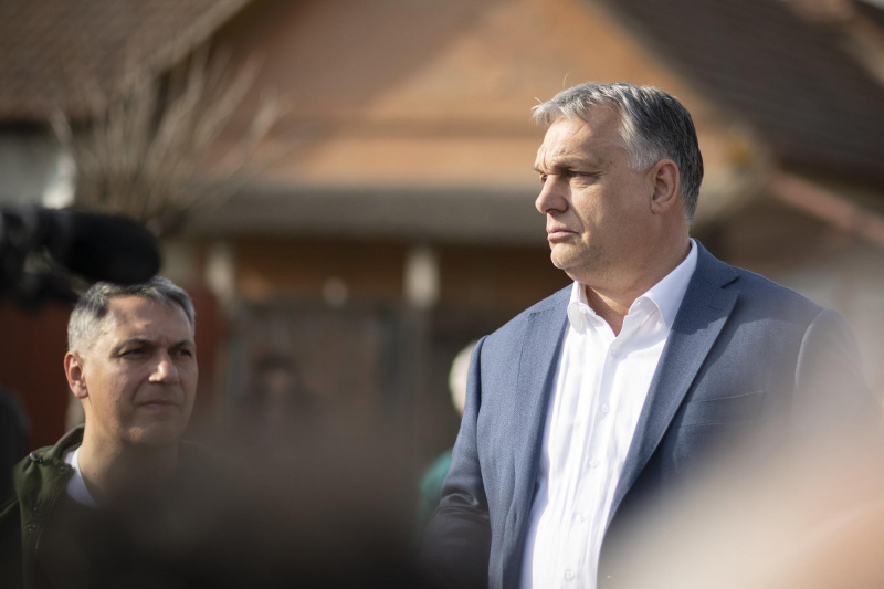 Választás 2022 - Orbán Viktor Lázár János makói utcafóru