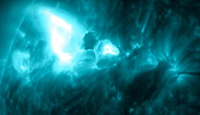 A Nap flerjelenségét sikerült felvenni