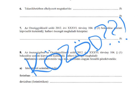 Módosítania kellett a vagyonnyilatkozatát egy fideszes képviselőnek