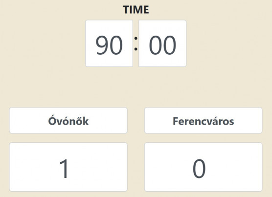 Óvónők – Ferencváros 1-0 – Selmeci János jegyzete