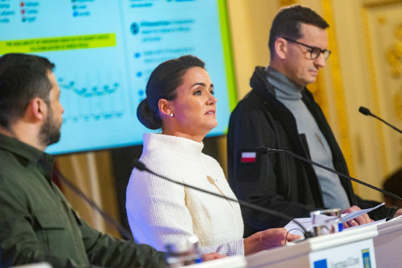 Balázs Péter: Novák Katalin furcsa üzenetet vitt Kijevbe