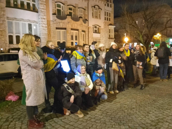 Ötvenen tüntettek az orosz nagykövetségnél