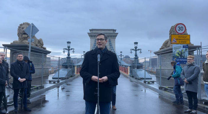 Karácsony meghívta a felújított Lánchíd átadására a kormány képviselőit, de nem jöttek el