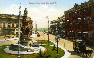 Lebontották Nagy Katalin szobrát Odesszában