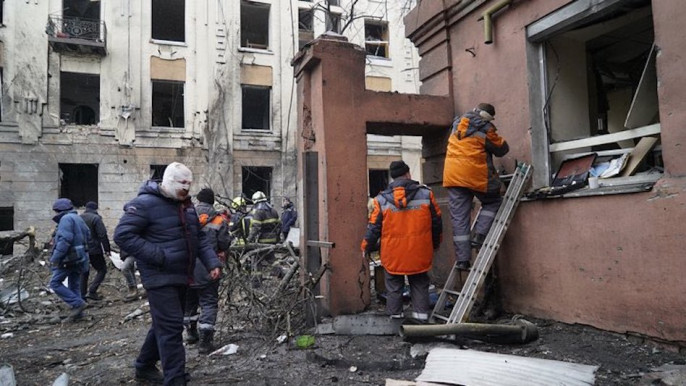 Intenzív rakétatámadás Kelet-Ukrajnában