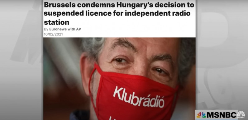 A magyar sajtó helyzetével foglalkozott az MSNBC