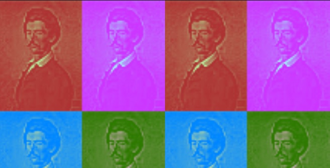 Petőfi Sándor pop art