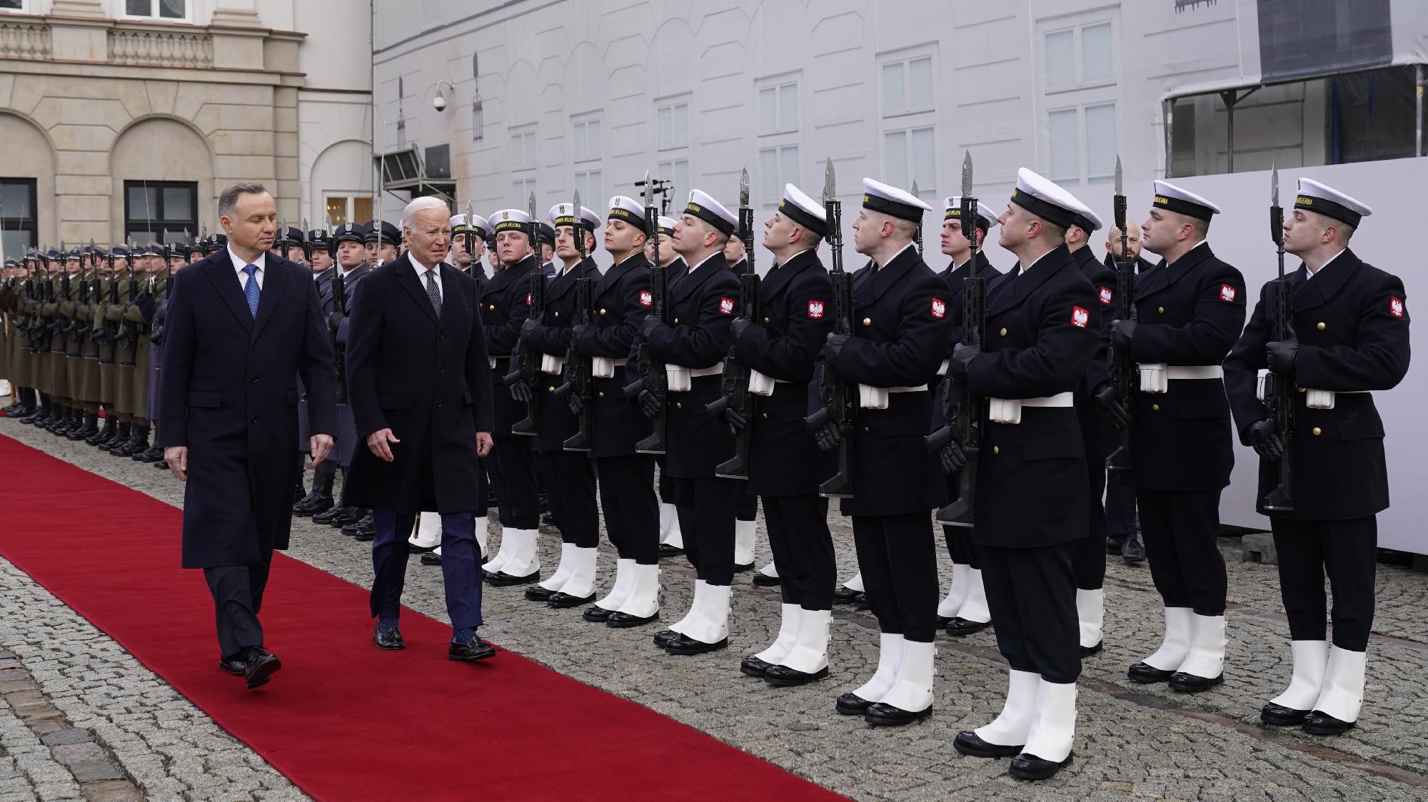 Az amerikai elnök Lengyelországban