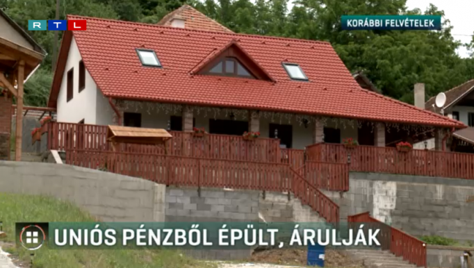 50 millióért árulja az uniós pénzből épült, de saját családi fészkeként használt 