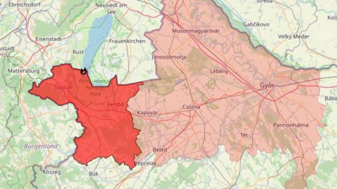 Lángol a nádas Sopron és Fertőrákos térségében