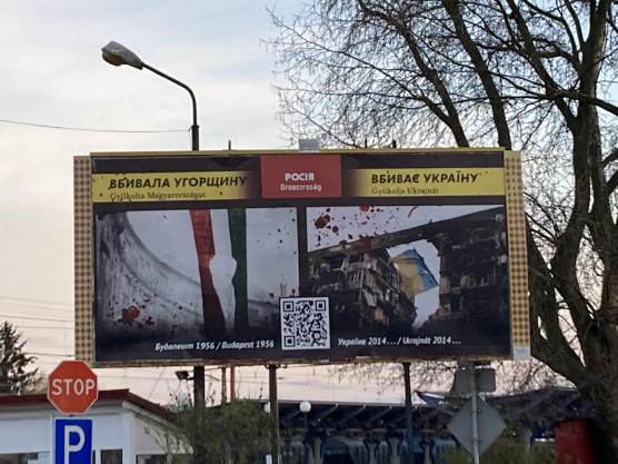 Plakátok Kárpátalján: 