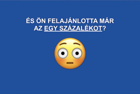 1+1 százaléknyi szabadság – Selmeci János jegyzete