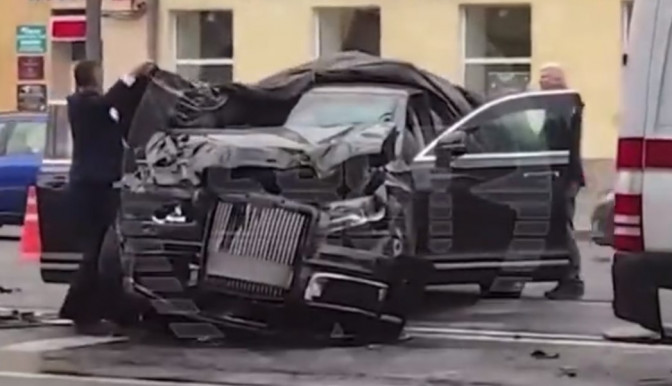 Ütközött Kirill pátriárka páncélozott autójával