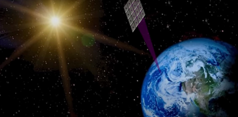 Űrben termelt áramot küldtek a Földre