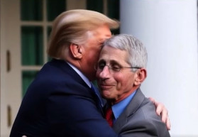 DeSantis AI-képpel támadta Trumpot