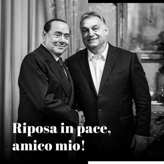 Orbán Berlusconiról: Elment a nagy harcos!