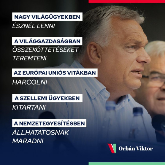 Orbán 5 pontja tusnádfürdői beszédéről