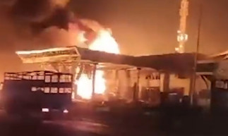 Robbanás történt egy oroszországi benzinkúton