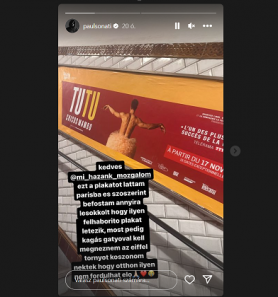 Azahriah olyan felmeztelen férfitáncost látott Párizsban, hogy nem tudott nem hálálkodni a Mi Hazánknak