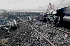 Kisiklott egy tehervonat Nagymaroson