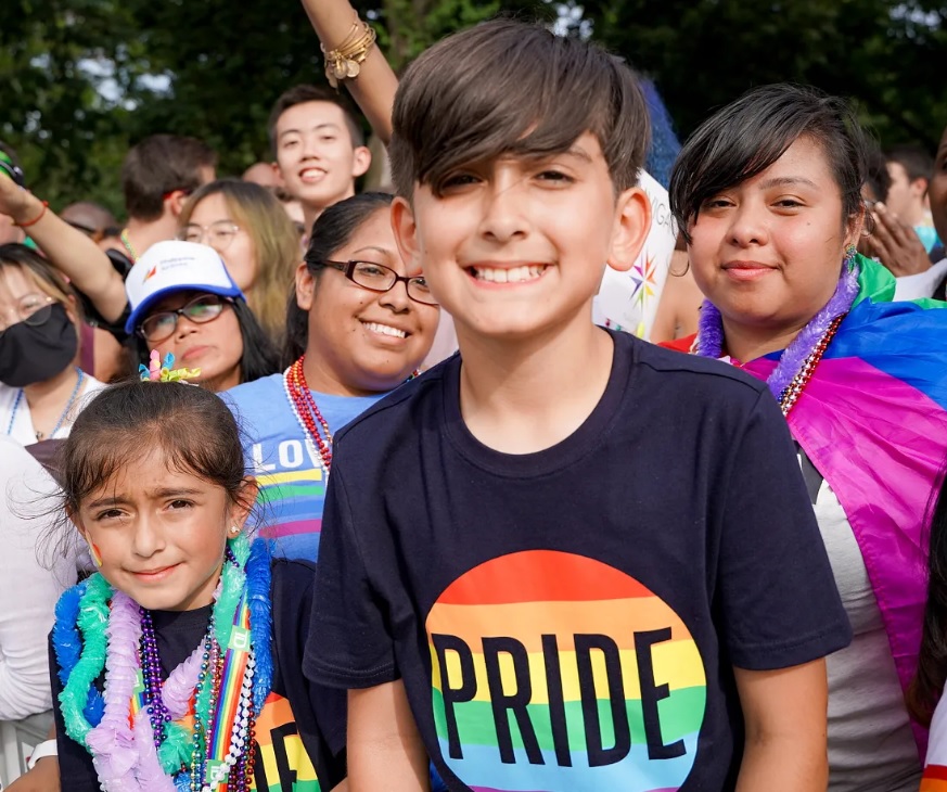 LMBT gyerek Pride tinédzser
