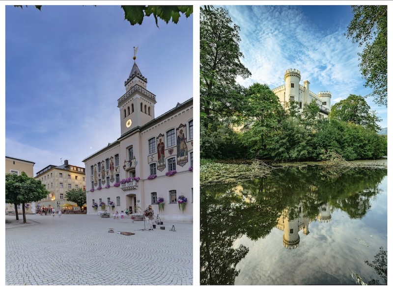 Bad Reichenhall - a városháza és a marzolli vár