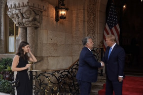 Orbánt egy kisebbik lánya is elkísérte Trumphoz