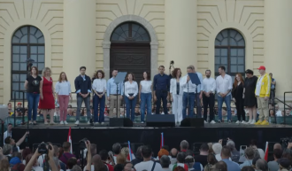 Magyar Péter Debrecenben: 