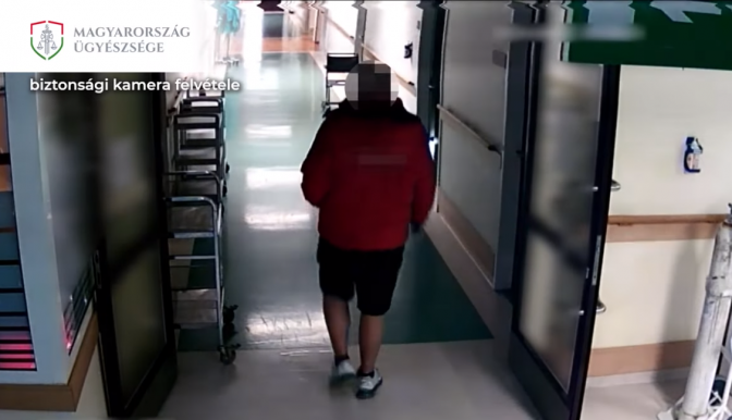 Videón az ember, aki alvó betegeket fosztott ki a budai kórházban