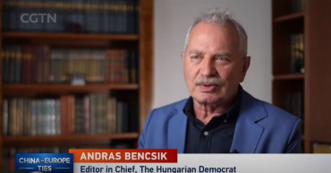 Bencsik és a közmédia riportere is felbukkant a Kínai Kommunista Párt propagandacsatornáján
