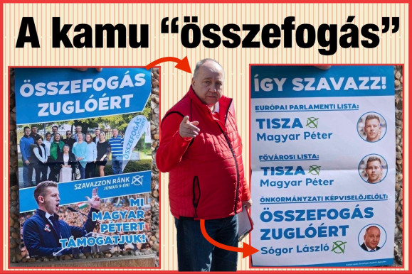 Magyar Péter nevével kampányol egy MSZP-s Zuglóban