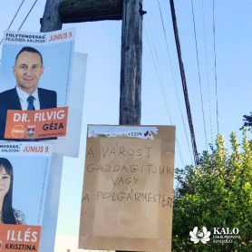 Kalocsán sem fogadják el a választás eredményét