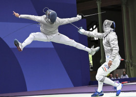 Legyőzte az olaszokat, elődöntős a magyar férfi kardcsapat az olimpián
