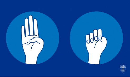 Egy esetről tudunk, amikor kézjellel segítséget kérő nőnek segített a magyar rendőrség, erről