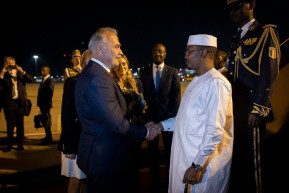 Eljött hozzánk a segítségre számító csádi elnök