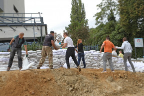 Készülnek az árvízre a Római-parton