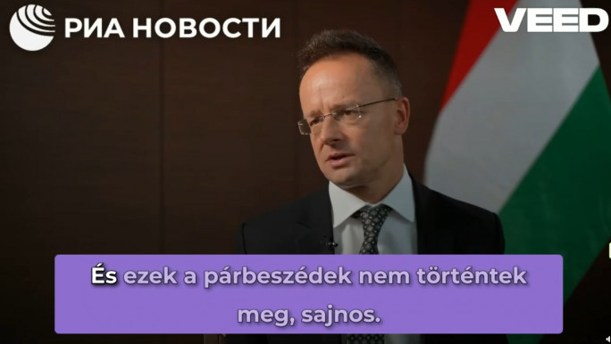 Szijjártó szóvivője szerint az orosz állami hírügynökség hazug módon adta elő minisztere szavait