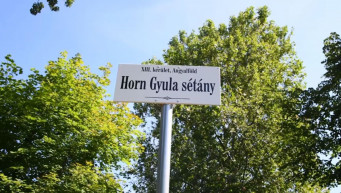A DK visszaviszi Horn Gyula sétány tábláit a XIII. kerületbe