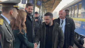 Zelenszkij a MÁV-val jött Budapestre, a vonat pontosan érkezett meg a Keletibe
