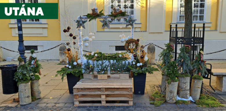 Egy nap alatt szétlopták a karácsonyi fotópontokat Székesfehérváron